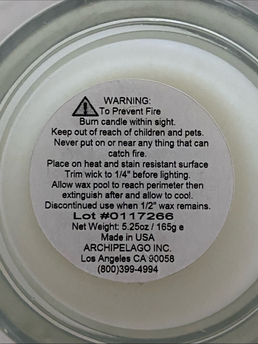 NEW✨Archipelago Botanical Soy Candle 5.25 ounce - Picture 8 of 8